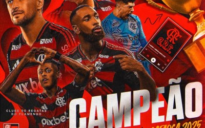 Flamengo empata com o Fluminense e conquista o Campeonato Carioca 2025