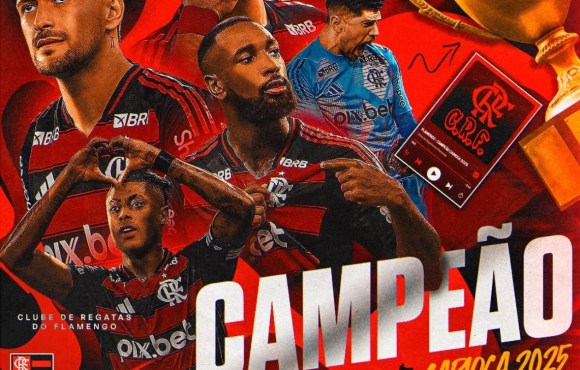 Flamengo empata com o Fluminense e conquista o Campeonato Carioca 2025