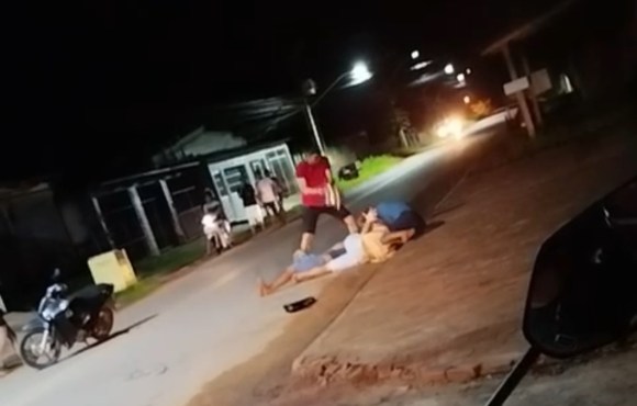 Briga na madrugada desta segunda em Sena Madureira termina com homem agredido violentamente